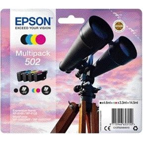 Epson - Tintenpatrone 502 T02V6 Schwarz + 3 Farben