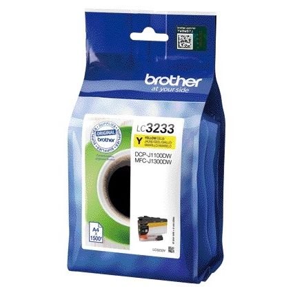 Brother - Tintenpatrone LC-3233Y gelb