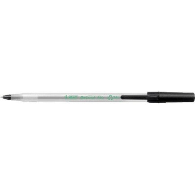 Bic - Kugelschreiber Ecolutions Round Stic Medium Schwarz | 60 Stück