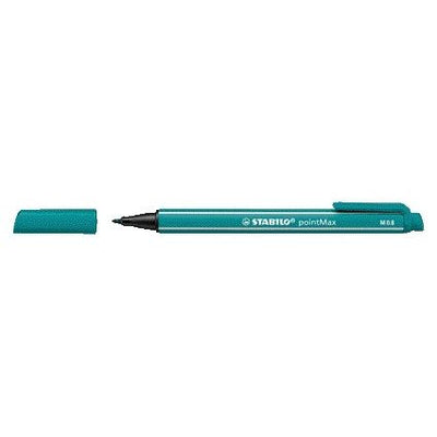 Stabilo - Filzstift pointMax 488/51 mittel türkisblau | 10 Stück