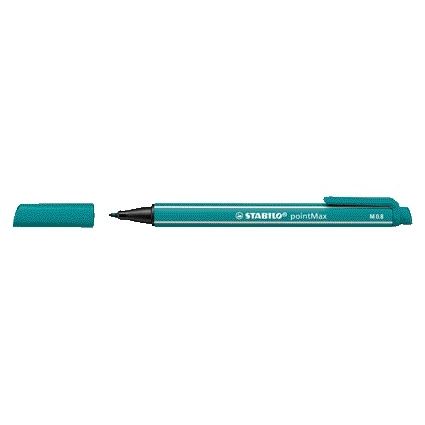 Stabilo - Filzstift pointMax 488/51 mittel türkisblau | 10 Stück
