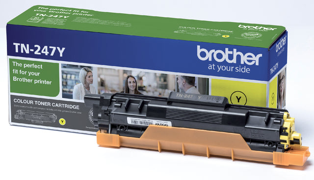 Tonercartridge Bruder TN-247Y Geel