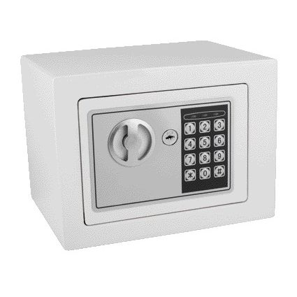 Pavo - Safe mini elektronisch 230x170x170mm weiß