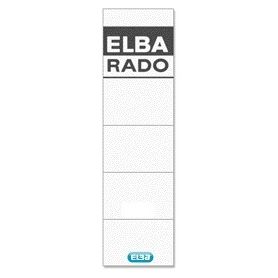 Elba - Rückeneinlegekarte Rado breit 44x159mm weiß 10 Stück