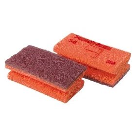 Scotch Brite - Scheuerschwamm -Brite empfindliche Oberflächen 70x133mm rot 10 Stück