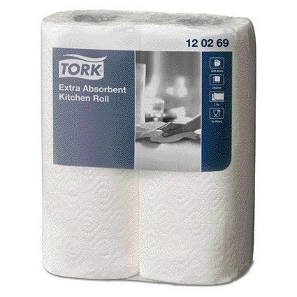 Tork - Küchenrolle 2-lagig 64 Blatt weiß 120269