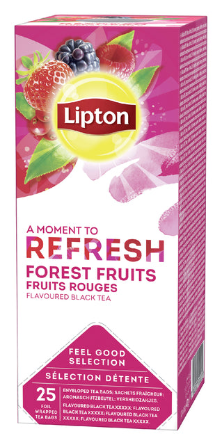 Tee Lipton Erfrischungswald Früchte 25 Stücke