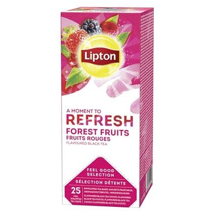 Lipton - Tee Erfrischende Waldfrüchte 25x1,5gr | 6 Stück