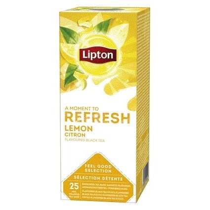 Lipton - Tea Refresh Zitrone 25x1,5gr | 6 Stück