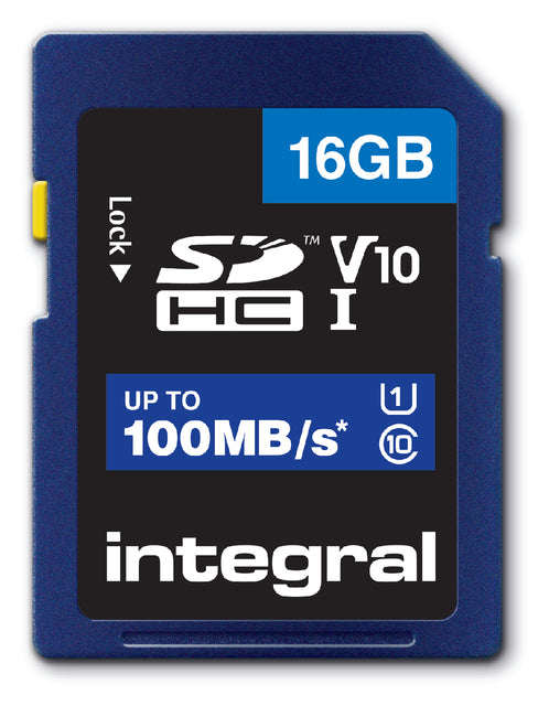 Carte mémoire intégrale SDHC V10 16 Go