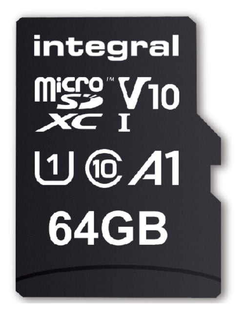 Carte mémoire intégrale microsdxc v10 64 Go