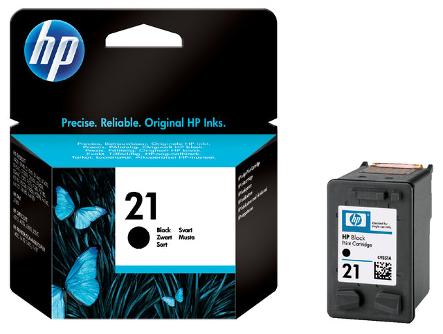 Tintenpatrone HP C9351A 21 Schwarz