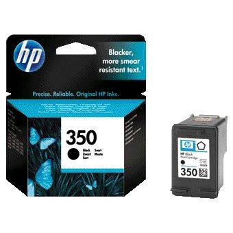 HP - Tintenpatrone 350, 200 Seiten, OEM CB335EE, schwarz