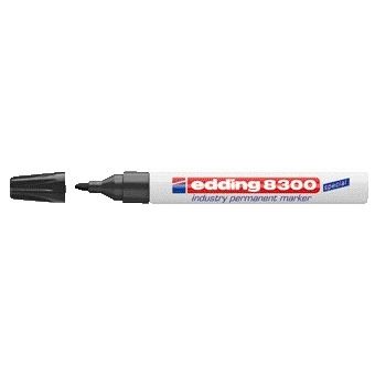 Edding - Filzstift 8300 Industrie rund 1,5-3mm schwarz