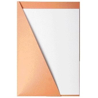 Quantore - Dreieck-Einlegemappe ICN1 219x330mm 225gr chamois | 100 Stück