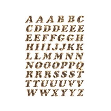 HERMA - Etikett 4192 8mm Buchstaben A-Z Goldfolie 61 Stück