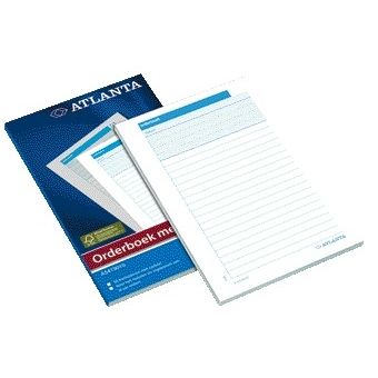 Atlanta - Bestellbuch Djois 185x110mm 50x2 Blatt mit Carbonweiß