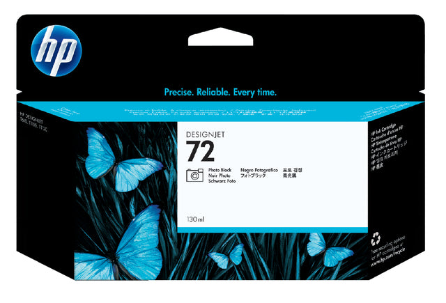 HP - Inkcartridge HP C9370A 72 Foto Schwarz | 1 Stück