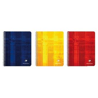 Clairefontaine - Notizbuch A4-Linie 100 Seiten 90gr sortiert | 10 Stück