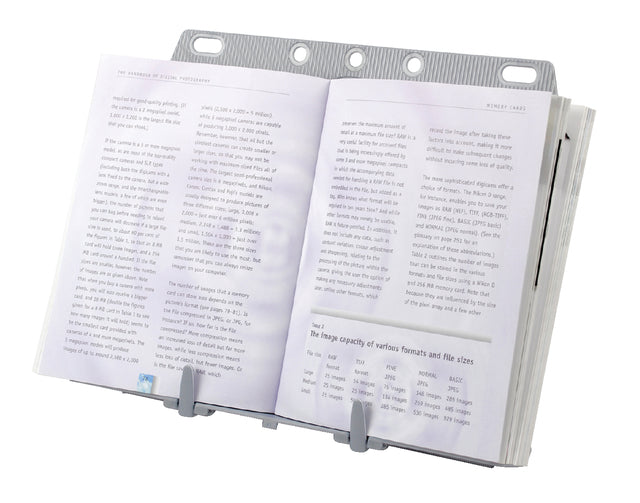 Dokumenthalter Fellowes Booklift Silbergrau