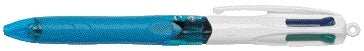 Bic - Kugelschreiber 4 Farben Grip m Hellblau