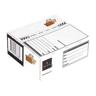 CleverPack - Postpaketkasten 1 146x131x56mm weiß | 5 Stück