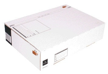 CleverPack - Postpaketkasten 5 430x300x90mm weiß Packung à 25 Stück