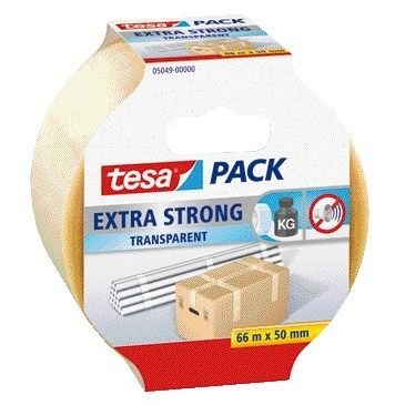 Tesa - Verpackungspaket® Extra Strong 66mx50mm PVC transparent | 6 Stück