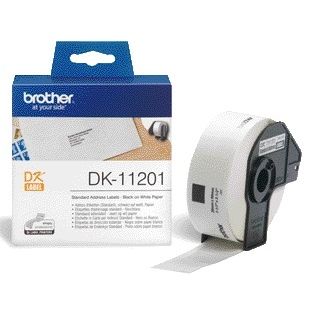 Brother - Adressetikett DK-11201 29x90mm 1 Rolle à 400 Stück weiß | 3 Stück