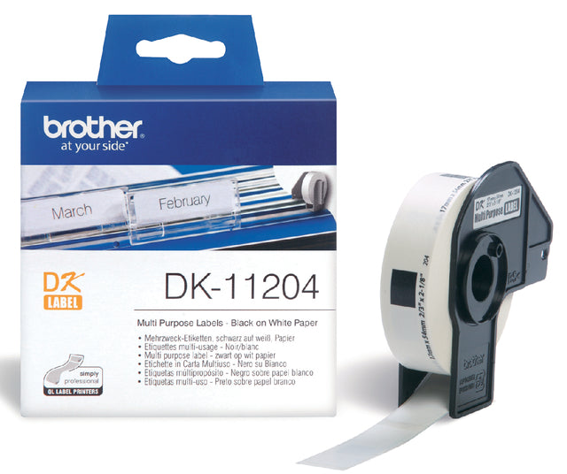 Label Bruder DK-11204 17x54mm 400 Stück