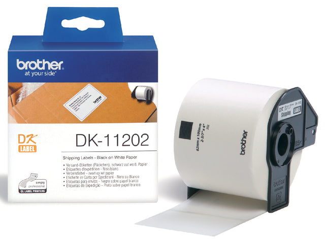 Etikett Bruder DK-11202 62x100mm Versandetikett 300 Stück