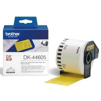 Brother - Etikett DK-44605 Endlos 62 mm 1 Rolle à 30 m gelb | 3 Stück