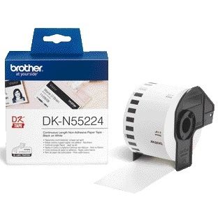 Brother - Etikett DK-N55224, fortlaufend, nicht klebend, 54 mm, 1 Rolle à 30 m, weiß