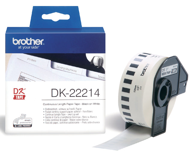 Bezeichnung Bruder DK-22214 12mm Thermal 30 Meter weißes Papier