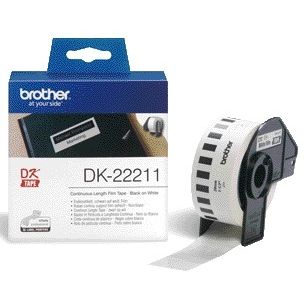 Brother - Etikett DK-22211 Endlos 29 mm 1 Rolle à 15 m weiß | 3 Stück
