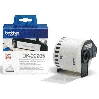 Brother - Etikett DK-22205 Endlos 62 mm 1 Rolle à 30 m weiß | 3 Stück