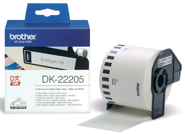 Bezeichnung Bruder DK-22205 62 mm 30-Meter-Weißpapier