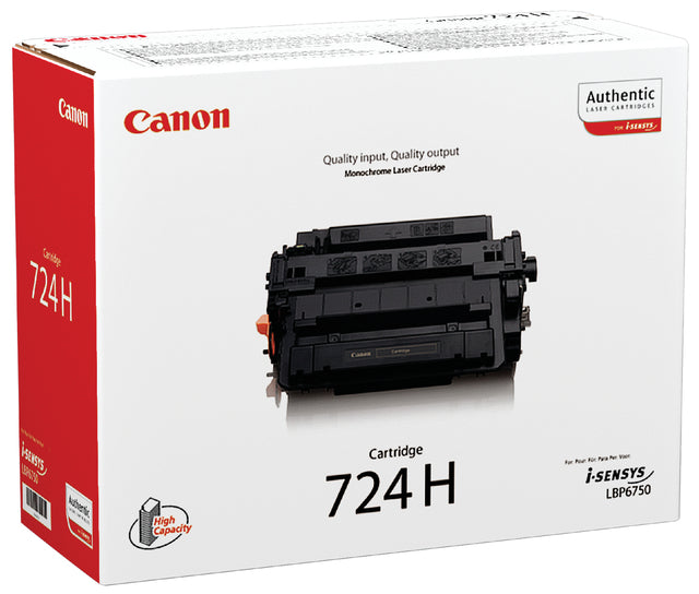 Tonerkartusche Canon 724h schwarz | 1 Stück