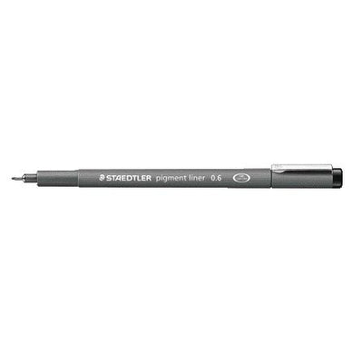 Staedtler - Fineliner Pigment 308 schwarz 0,6mm