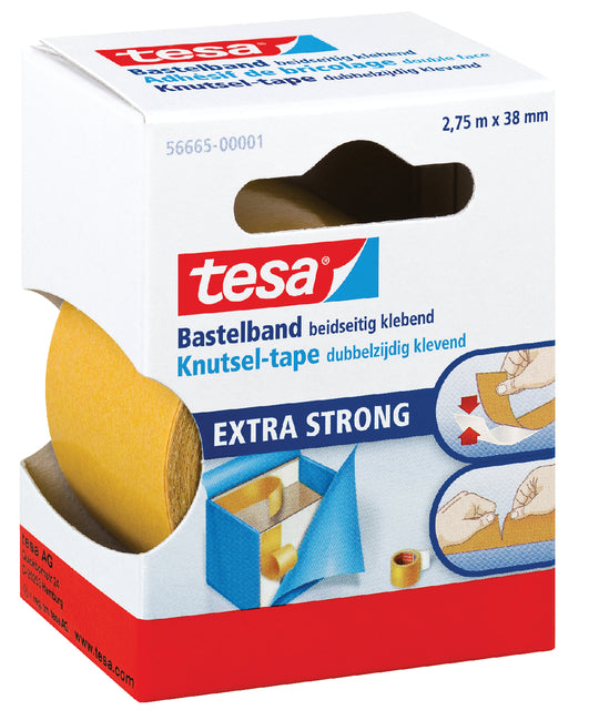 Doppelte Klebeband Tesa Craft Tape 38 mmx2.75m | 6 Stück