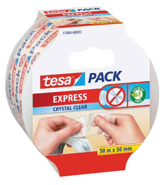 Verpackungsband Tesa 50 mmx50m knackbar transparent