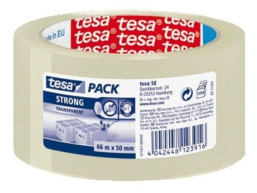 Tesa - Verpackungspaket stark 66mx50mm PP tr | 6 Stück
