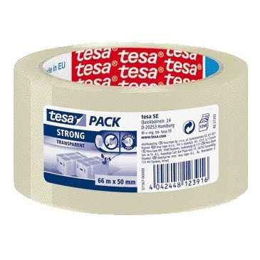 Tesa - Verpackungspaket® Strong 66mx50mm PP transparent | 36 Stück