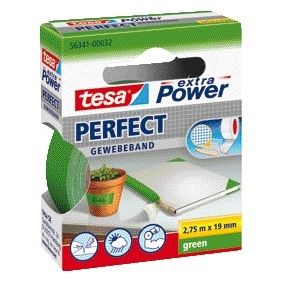 Tesa - Textile® extra Power Perfect 2,75mx19mm grün
