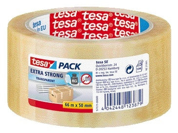 Tesa - Verpackungspaket extra 66mx50mm tr | 6 Stück