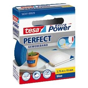 Tesa - Textile® extra Power Perfect 2,75mx19mm blau | 10 Stück