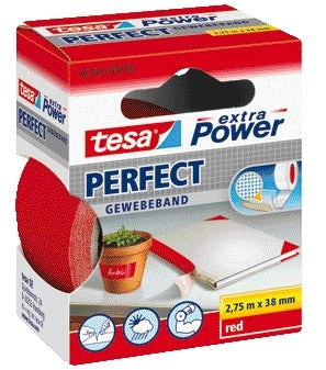 Tesa - Textile® extra Power Perfect 2,75mx38mm rot