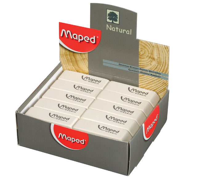 Kaugummi -Maped Dessin Medium Display von 40 Teilen Weiß