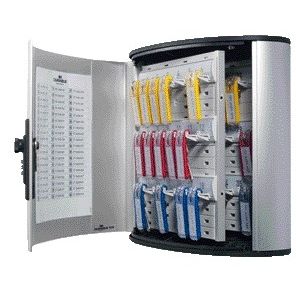 Langlebig – Schlüsselschrank mit 36 Haken, 310 x 305 x 125 mm