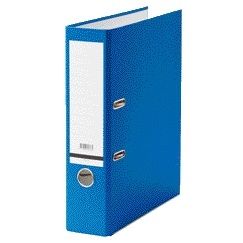 Qbasic - Ordner A4 80mm Karton blau